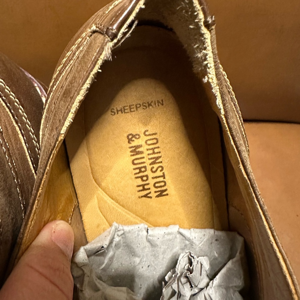 Johnston & Murphy Upton plain toe Oxford shoes - Picture 4 of 5
